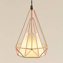 Suspension cage pyramidale vintage