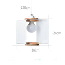 Suspension design cube ouvert de couleur Hand