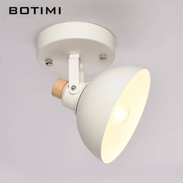 Plafonnier LED en bois Bulbs (noir ou blanc) - vue 5 sur 6