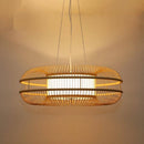 Suspension design ovale en bambou Chandy