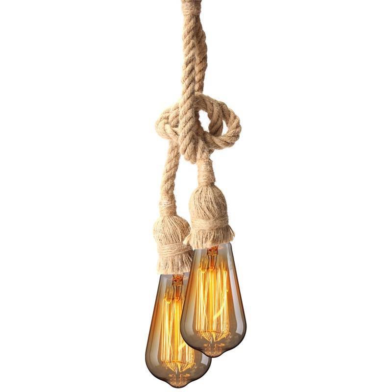 Suspension vintage à cordages double ou simple Smuxi