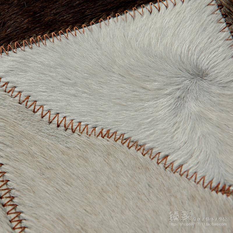 Tapis design rectangle scandinave aux triangles marrons Luxury