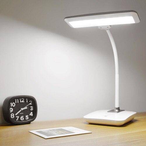 Lampe de bureau blanche à LED 3 niveaux Touch