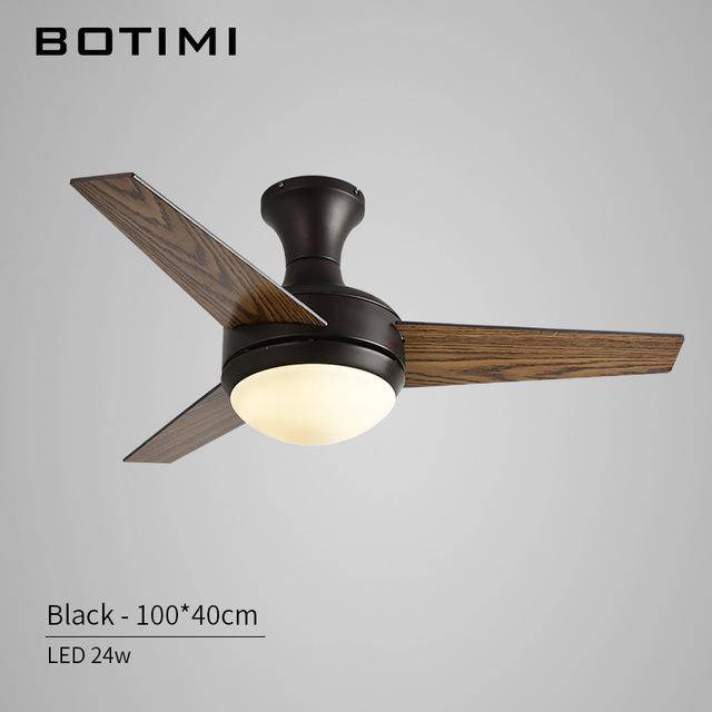 Ventilateur de plafond LED Cooling (base noire ou blanche)