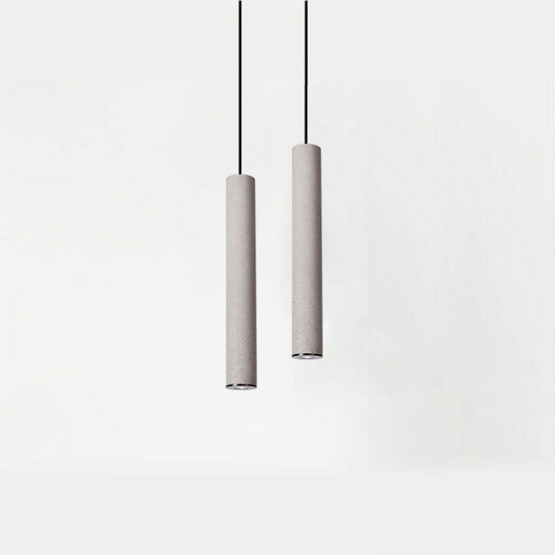 Suspension design tube en ciment Nordic - vue 5 sur 7