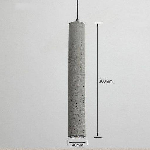 Suspension design tube en ciment Nordic