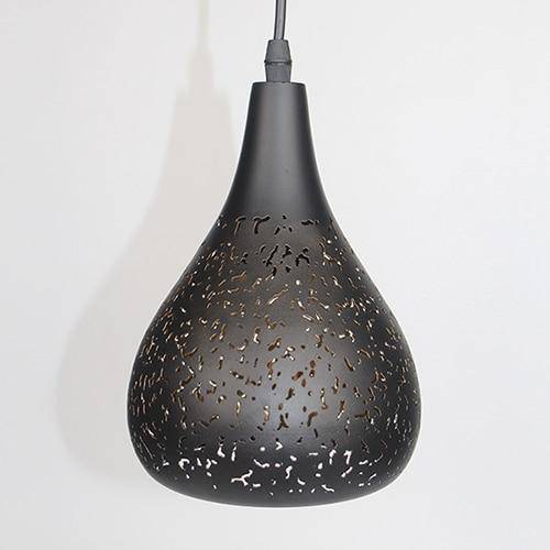 Suspension LED noir Etching
