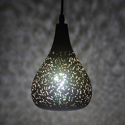 Suspension LED noir Etching
