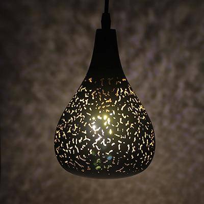 Suspension LED noir Etching