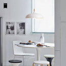 Suspension design LED avec abat-jour arrondi en métal style Sun