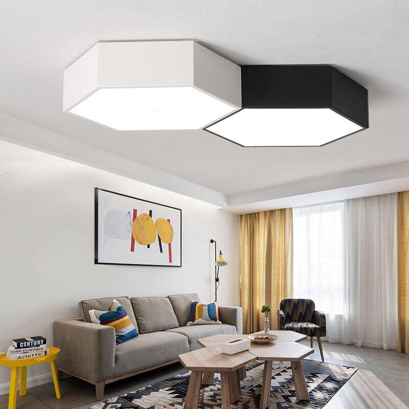 Plafonnier LED hexagonal de couleur Honeycomb - vue 5 sur 5
