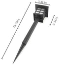 Lampadaire lanterne extérieur LED solaire à piquer Boruit (seule ou par 4)