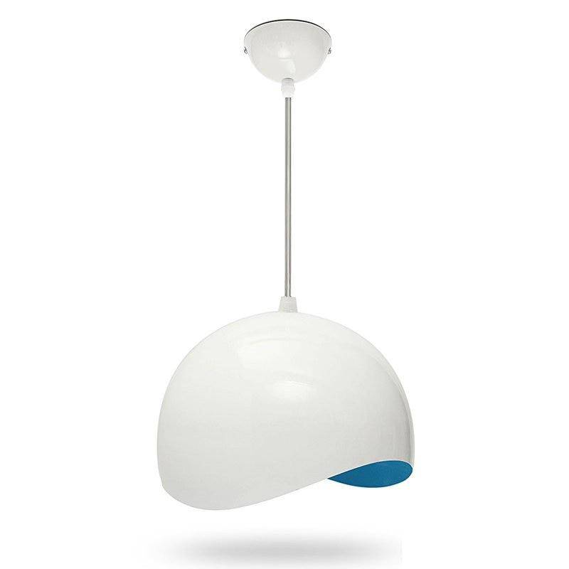 Suspension boule blanche et intérieur coloré Eggshell - vue 11 sur 10
