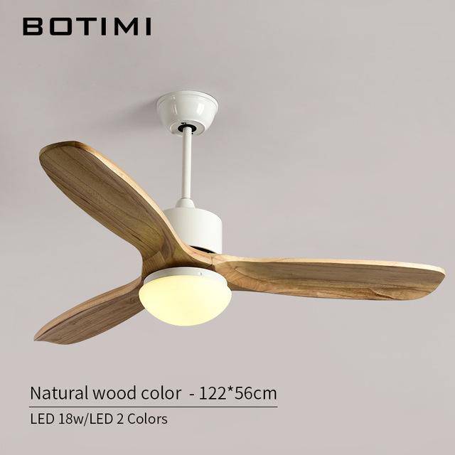 Ventilateur de plafond LED Techo à pales en bois - vue 4 sur 4