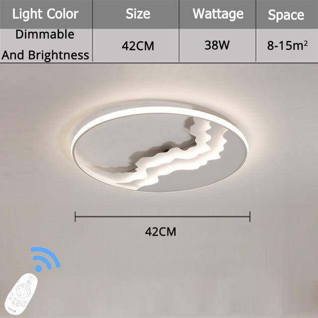 Plafonnier LED rond avec dessin Luminaria