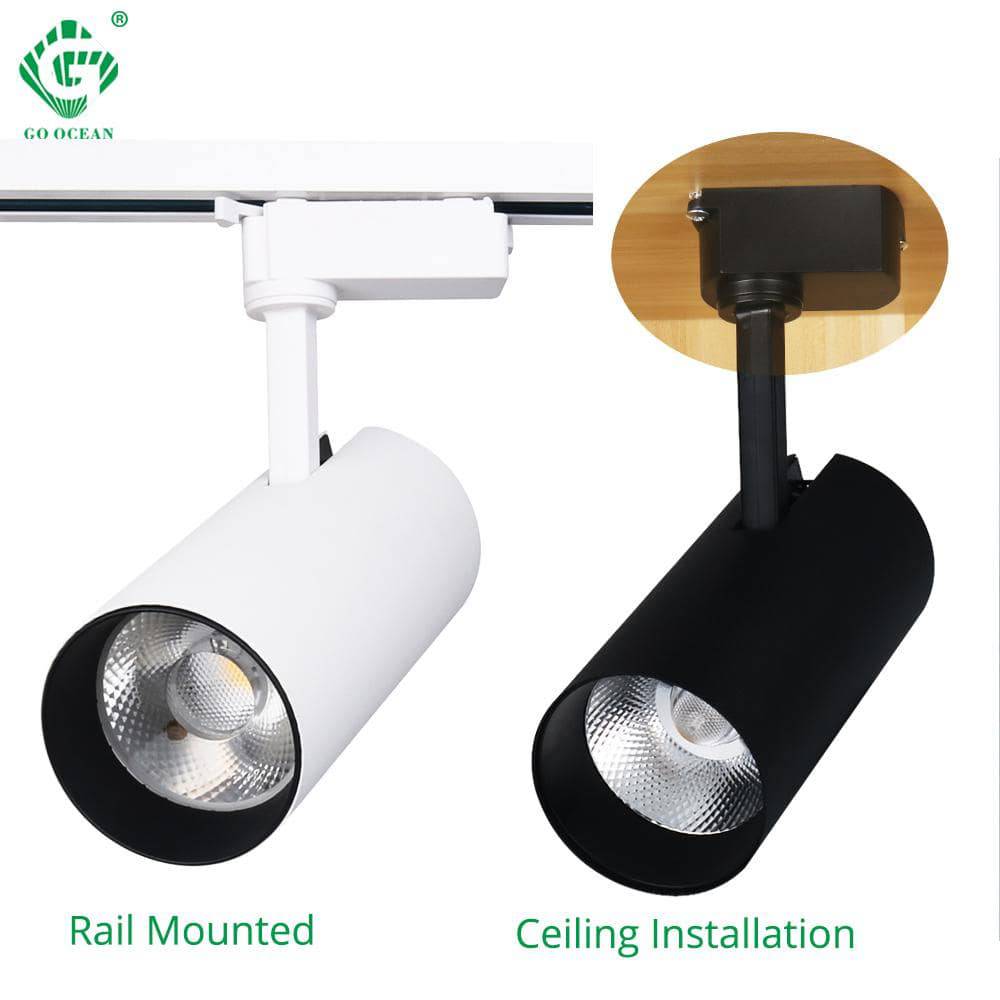 Spot LED à fixer (noir ou blanc) - vue 2 sur 13