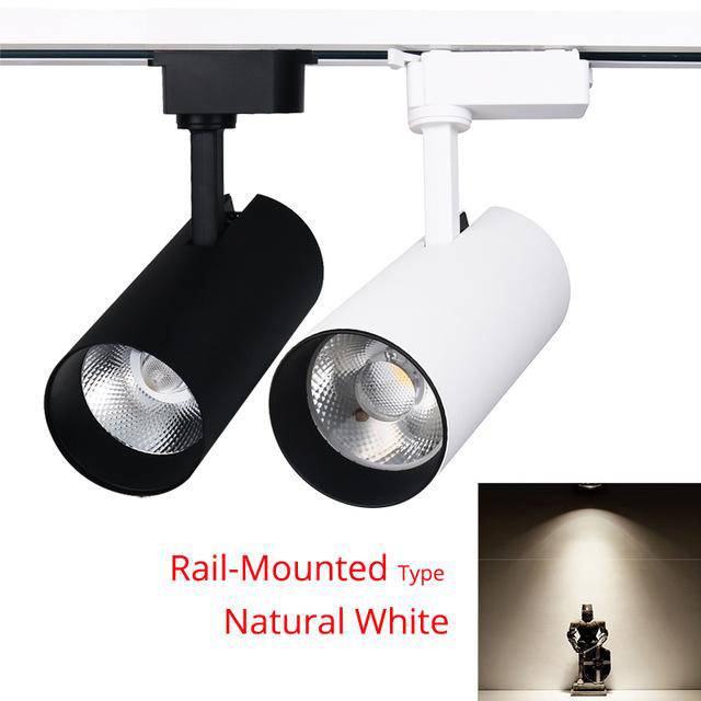 Spot LED à fixer (noir ou blanc) - vue 5 sur 13