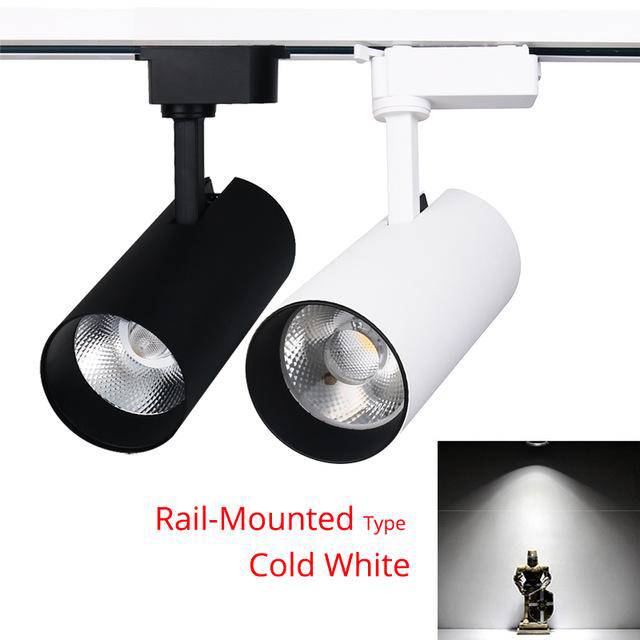 Spot LED à fixer (noir ou blanc) - vue 9 sur 13