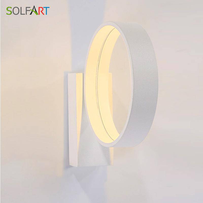 Applique design LED cercle blanc - vue 6 sur 5