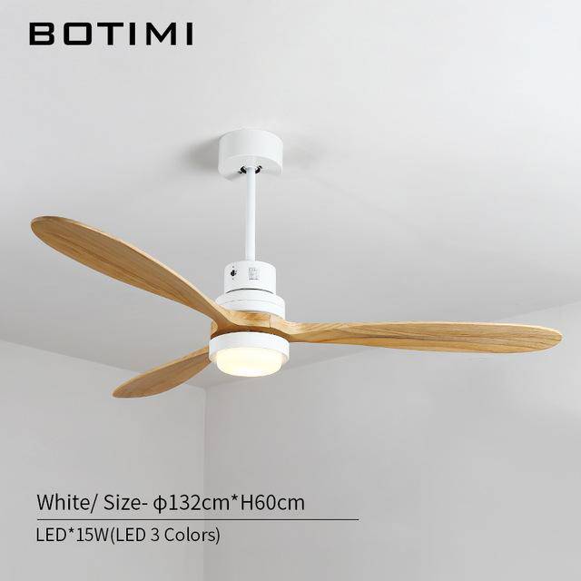 Ventilateur de plafond LED Modern à base colorée - vue 9 sur 9