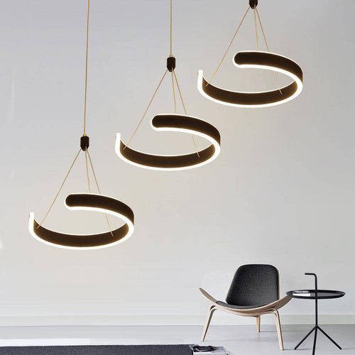 Suspension design LED cercle ouvert Hanging - vue 3 sur 7