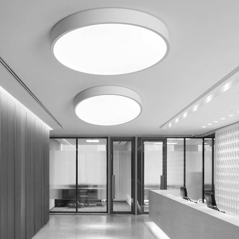 Jeancel Luminaires - Plafonnier LED Titus blanc - 48W 4300 lumens