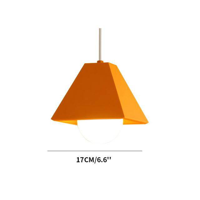 Suspension LED triangulaire de couleur - vue 9 sur 11