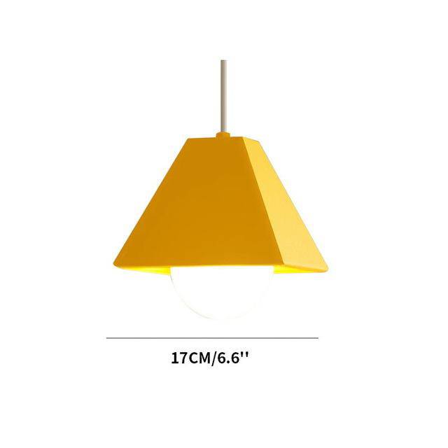 Suspension LED triangulaire de couleur - vue 10 sur 11