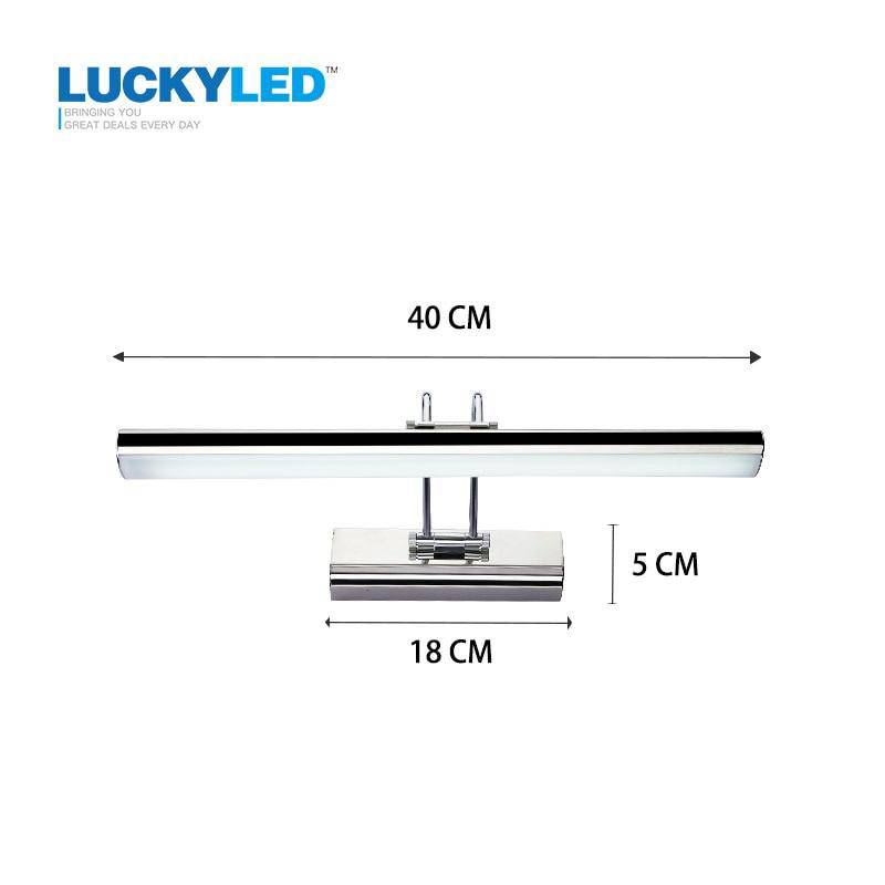 Applique murale LED pour miroir et salle de bain chromée Lucky - vue 4 sur 3