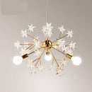 Lustre design doré avec étoiles Loft