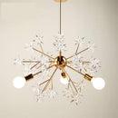 Lustre design doré avec étoiles Loft