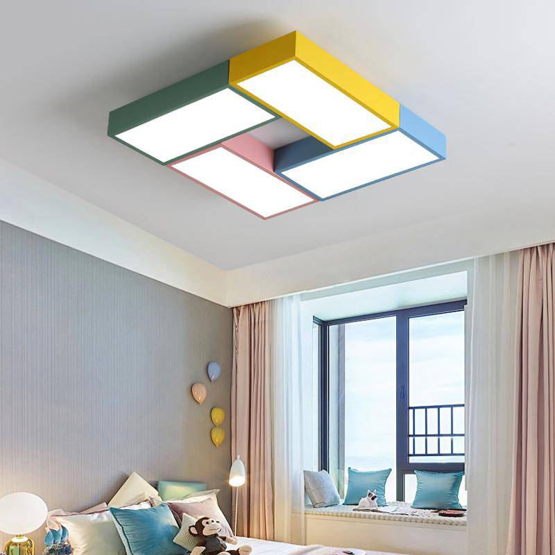 Plafonnier LED rectangulaire de couleur Dining - vue 4 sur 8