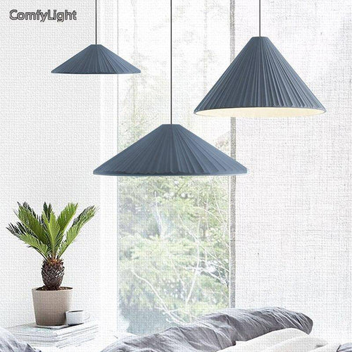 Suspensions design en cone de couleur Island - vue 5 sur 14