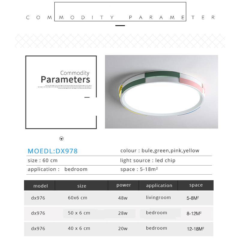 Plafonnier LED moderne Round - vue 7 sur 6