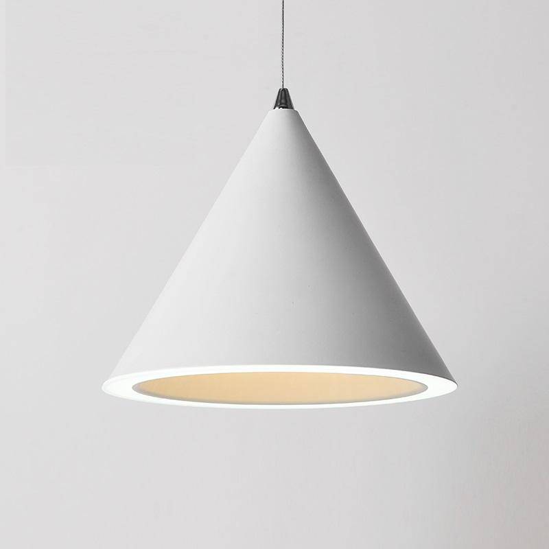 Suspension design LED cône Nordic (plusieurs couleurs) - vue 2 sur 4