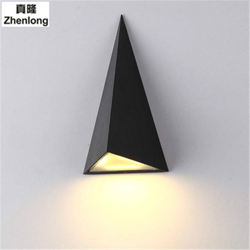 Applique murale design triangulaire à LED waterproof