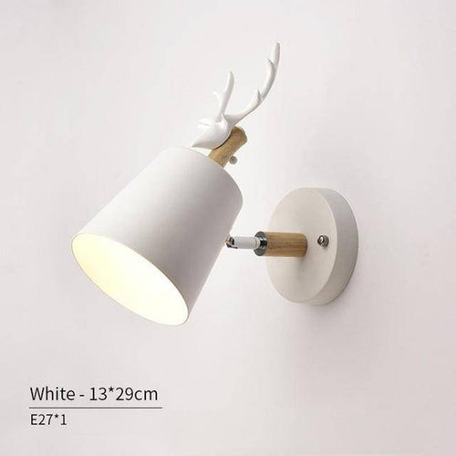Applique LED à corne de cerf (noir ou blanc) - vue 6 sur 5