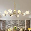 Lustre design LED doré Living