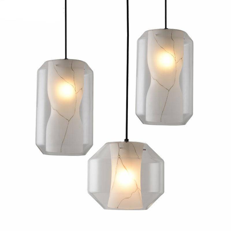 Suspension design en verre Broom