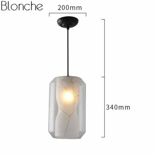 Suspension design en verre Broom - vue 4 sur 8