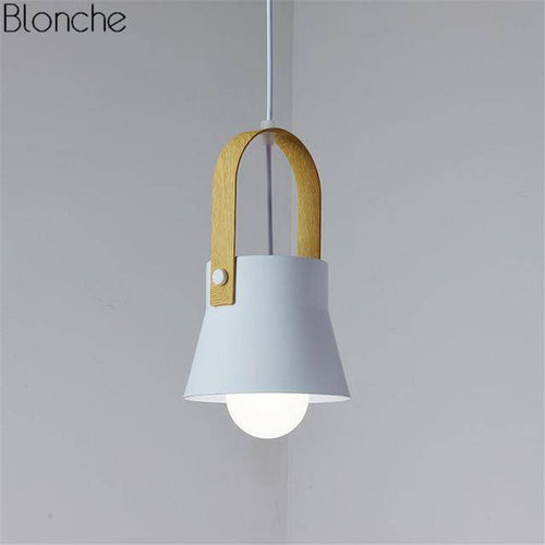 Suspension design en métal à LED Macaron - vue 11 sur 19