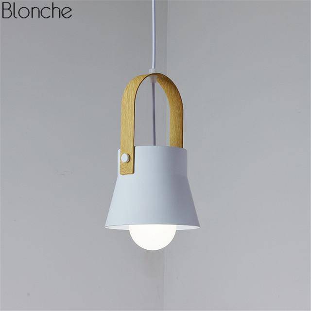 Suspension design en métal à LED Macaron - vue 10 sur 19