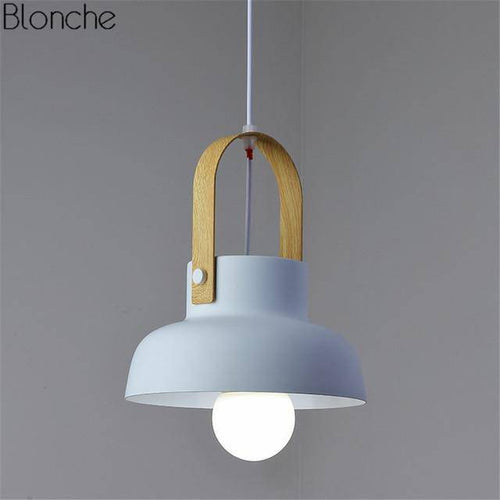 Suspension design en métal à LED Macaron - vue 14 sur 19