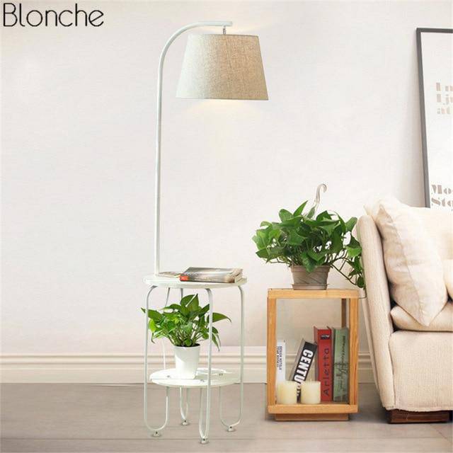 Lampadaire LED avec table Standing - vue 8 sur 10