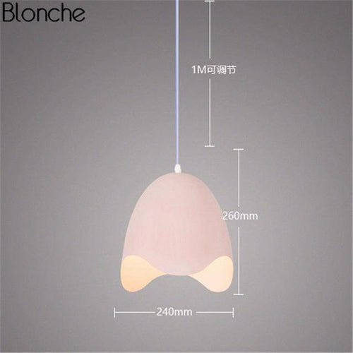 Suspension design LED oeuf ouvert Macaron - vue 5 sur 9
