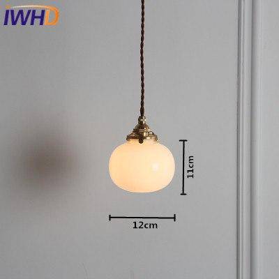 Suspension LED en verre et métal doré Glass - vue 6 sur 6