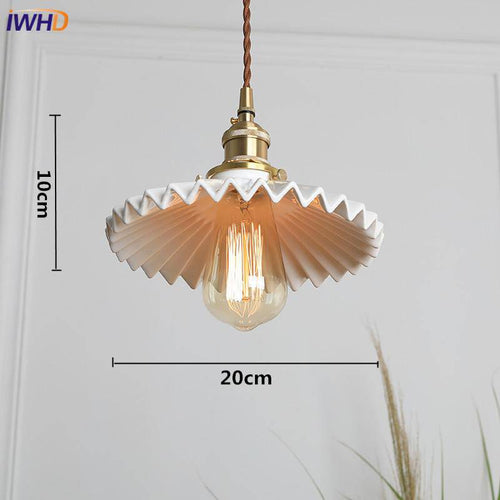 Suspension LED métal doré et épouvantail blanc - vue 3 sur 3