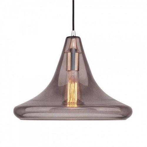 Suspension design en verre triangulaire à LED - vue 7 sur 6