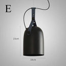 Suspension design LED avec abat-jour en métal arrondi Loft