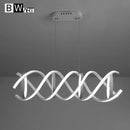 Suspension design LED en spirale Bwart